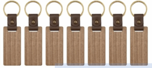 wooden keychain